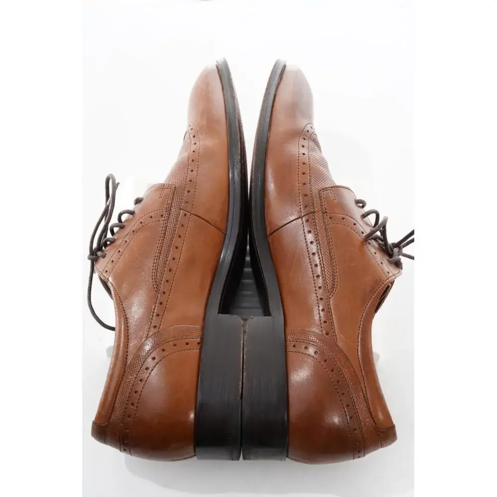 Johnston And Murphy Domani Cap-Toe Oxfords Mens Sz 10 M Shoes